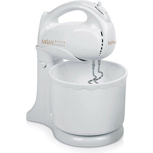 Batedeira Batiki Mixer Kitchen Branca 7 Velocidades 1L